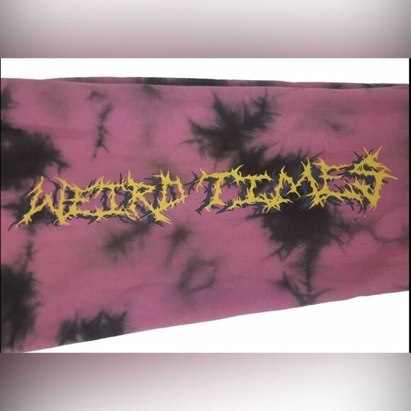 NWT NEFF Men’s Pink Black Tie Dye Weird Times Athletic Sweatpants Joggers Size M - Picture 11 of 15